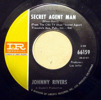 Johnny Rivers : Secret Agent Man / You Dig (7