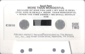 Sandi Patty : More Than Wonderful (Cass)