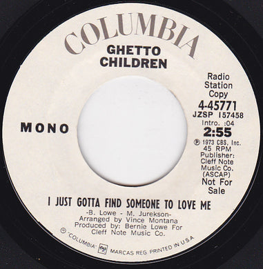 Ghetto Children (2) : I Just Gotta Find Someone To Love Me (7
