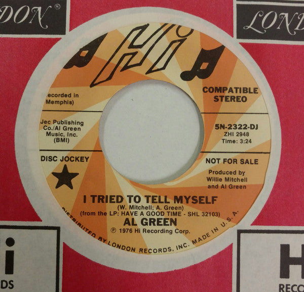 Al Green : I Tried To Tell Myself  (7