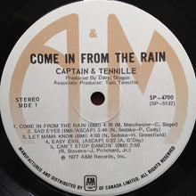 Load image into Gallery viewer, Captain And Tennille : Come In From The Rain (LP, Album)