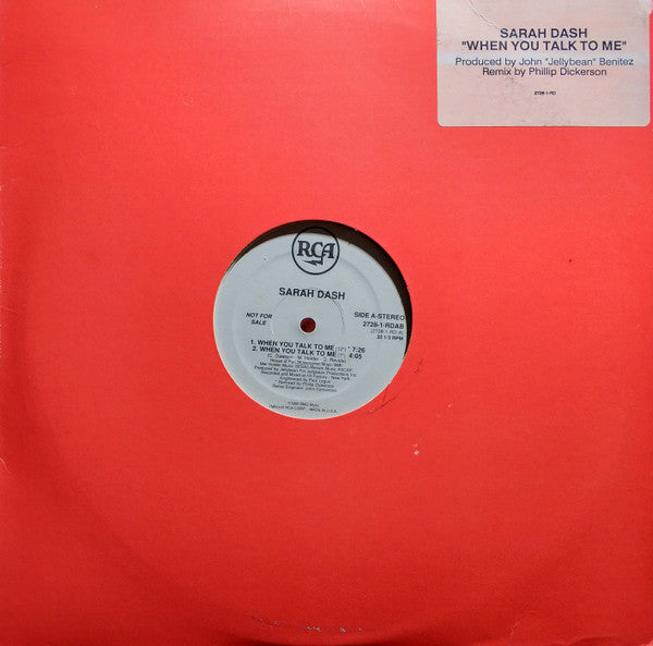 Sarah Dash : When You Talk To Me (12