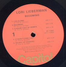 Load image into Gallery viewer, Lori Lieberman : Becoming (LP, Album, Los)