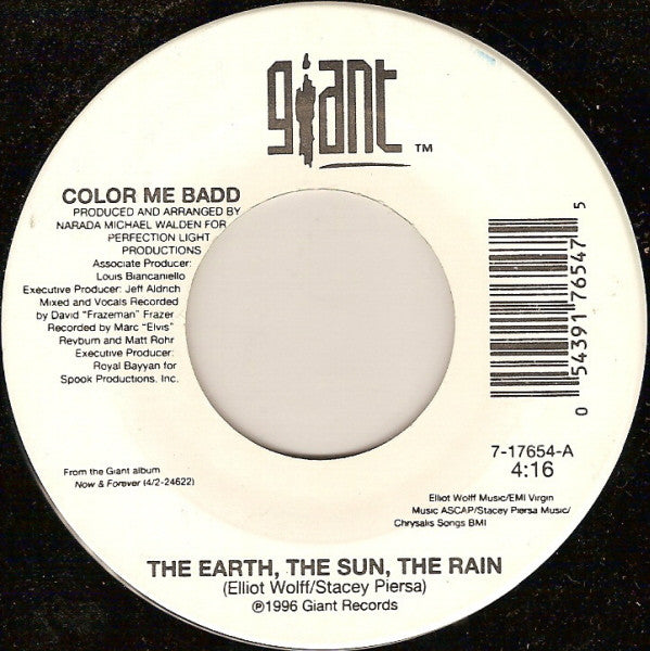 Color Me Badd : The Earth, The Sun, The Rain (7