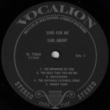 Load image into Gallery viewer, Earl Grant : Send For Me (LP, Album)