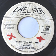 Load image into Gallery viewer, The Keytones (2) : Don't Tell William / Parking Field 4 (7", Single, Promo)