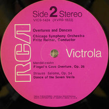 Load image into Gallery viewer, Fritz Reiner / The Chicago Symphony Orchestra : Overtures And Dances (LP)