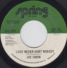 Load image into Gallery viewer, Joe Simon : River / Love Never Hurt Nobody (7&quot;)