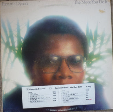 Ronnie Dyson : The More You Do It (LP, Album, Promo)