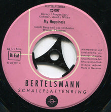 Load image into Gallery viewer, Gerdi Berg / Joe Baum (2) Und Die Rivieras : My Happiness / Morgen  (7", Single)