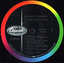 Load image into Gallery viewer, Ray Anthony &amp; His Orchestra : Anthony Italiano (LP, Album)