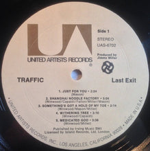Load image into Gallery viewer, Traffic : Last Exit (LP, Album, RE)