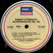 Load image into Gallery viewer, Nikolai Rimsky-Korsakov, Alexander Borodin, L'Orchestre De La Suisse Romande, Ernest Ansermet : Scheherazade, Polovtsian Dances (LP, Album, RE)