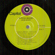 Load image into Gallery viewer, Jack Scott : Burning Bridges (LP, Album, Club, RE)
