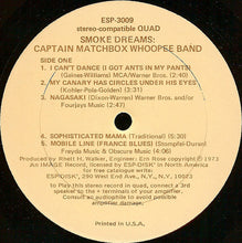 Load image into Gallery viewer, Captain Matchbox Whoopee Band : Smoke Dreams (LP, Album, Quad)