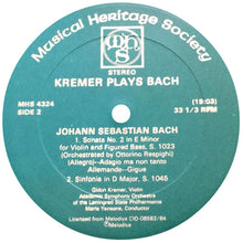Load image into Gallery viewer, Johann Sebastian Bach - Gidon Kremer, Leningrad Academic Philharmonic Symphony Orchestra, Mariss Jansons : Kremer Plays Bach (2xLP)