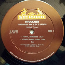 Load image into Gallery viewer, Anton Bruckner - Symphonie-Orchester Des Bayerischen Rundfunks / Eugen Jochum : Symphony No.9 In D Minor (Original Version) (LP, Album, RE)