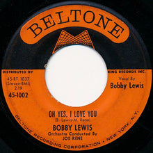 Load image into Gallery viewer, Bobby Lewis : Tossin&#39; And Turnin&#39;  /  Oh Yes, I Love You (7&quot;, Single)