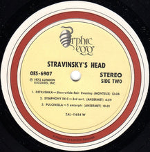 Load image into Gallery viewer, Igor Stravinsky : Stravinsky's Head (LP, Comp)