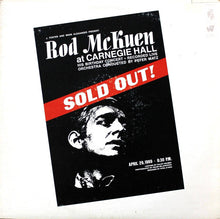Load image into Gallery viewer, Rod McKuen : At Carnegie Hall (2xLP, Album, RE)