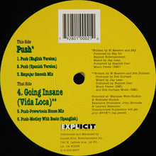 Load image into Gallery viewer, El Maestro : Push / Going Insane (Vida Loca) (12&quot;)