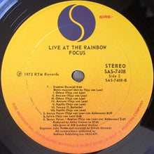 Load image into Gallery viewer, Focus (2) : Live At The Rainbow (LP, Album)