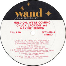 Load image into Gallery viewer, Chuck Jackson - Maxine Brown : Hold On We&#39;re Coming!! (LP, Album)