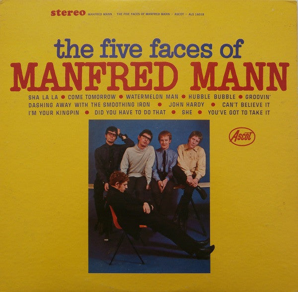 Manfred Mann : The Five Faces Of Manfred Mann (LP)