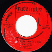 Load image into Gallery viewer, Lonnie Mack : Baby, What's Wrong / Where There's A Will (7")