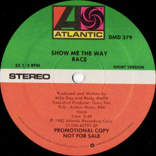 Load image into Gallery viewer, Race (8) : Show Me The Way (12&quot;, Promo)