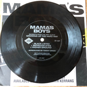 Mama's Boys : Excerpts From Growing Up The Hard Way (Flexi, 7", Promo)