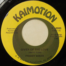 Load image into Gallery viewer, Freddy Baker : Giver Of The Love (7", Single)
