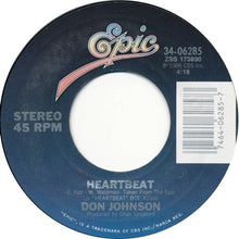 Load image into Gallery viewer, Don Johnson : Heartbeat (7", Single)