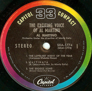 Al Martino : The Exciting Voice Of Al Martino (7", Jukebox)