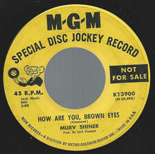 Load image into Gallery viewer, Murv Shiner : I'd Rather Be A Fool / How Are You, Brown Eyes (7", Single, Promo, DJ )