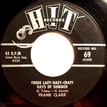 Load image into Gallery viewer, John Preston (3)  /  Frank Clark (5) : Blue On Blue / Those Lazy Hazy-Crazy Days Of Summer (7")