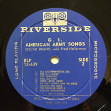 Load image into Gallery viewer, Oscar Brand, Fred Hellerman : G.I. American Army Songs (LP, Mono)