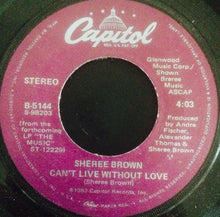 Load image into Gallery viewer, Sheree Brown : Happy Music / Can&#39;t Live Without Love (7&quot;)