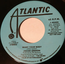 Load image into Gallery viewer, Julian Lennon : Want Your Body (7", Single, Promo)