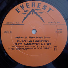 Load image into Gallery viewer, Ignacy Jan Paderewski : Plays Paderewski And Liszt (LP, Album)