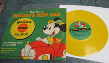Load image into Gallery viewer, Various : Mickey's New Car / Donald Duck At The Opera (6½", Yel)