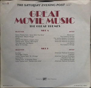 Various : The Saturday Evening Post Great Movie Music (4xLP, Comp + Box)