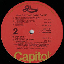 Load image into Gallery viewer, The Lettermen : Make A Time For Lovin' (LP, Club)