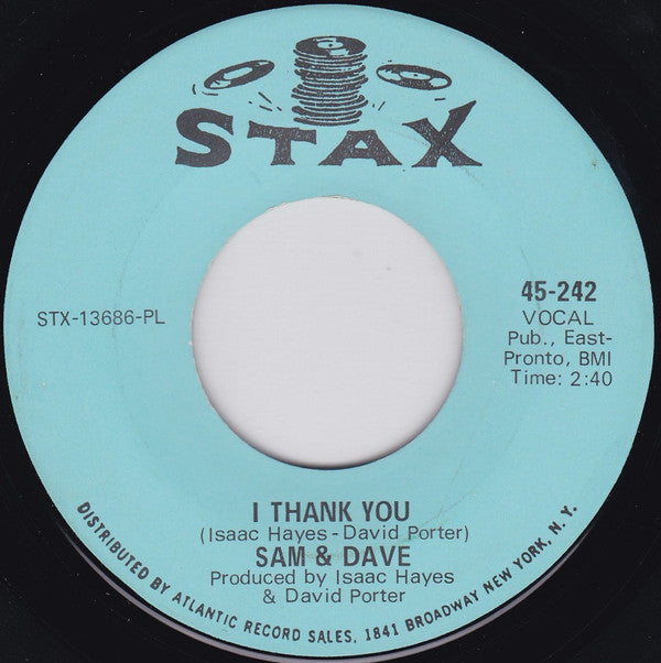 Sam & Dave : I Thank You / Wrap It Up (7