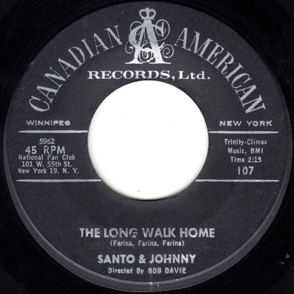 Santo & Johnny : Tear Drop / The Long Walk Home (7