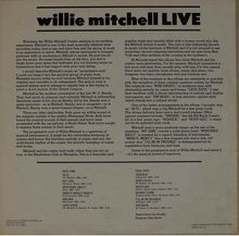 Load image into Gallery viewer, Willie Mitchell : Willie Mitchell Live (LP, Album)