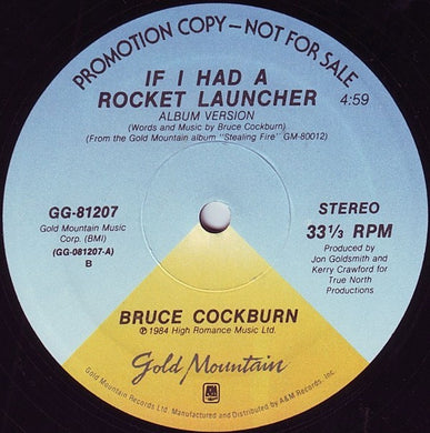 Bruce Cockburn : If I Had A Rocket Launcher (12