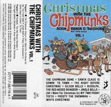 Load image into Gallery viewer, The Chipmunks : Christmas With The Chipmunks Vol. 1 (Cass, Comp)