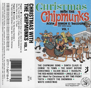 The Chipmunks : Christmas With The Chipmunks Vol. 1 (Cass, Comp)