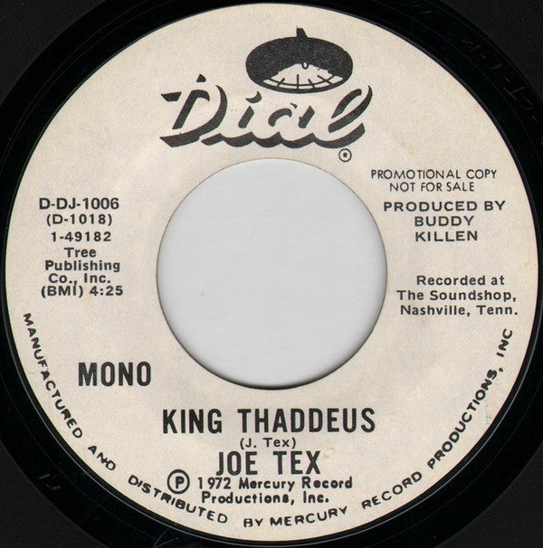 Joe Tex : King Thaddeus (7